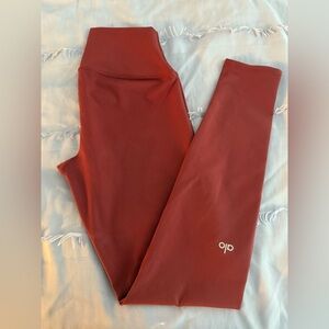 ALO Yoga Deep Red Leggings